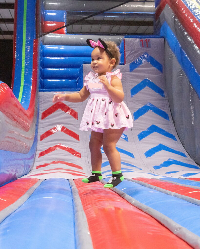 little girl jumping at The Bounce House Shreveport