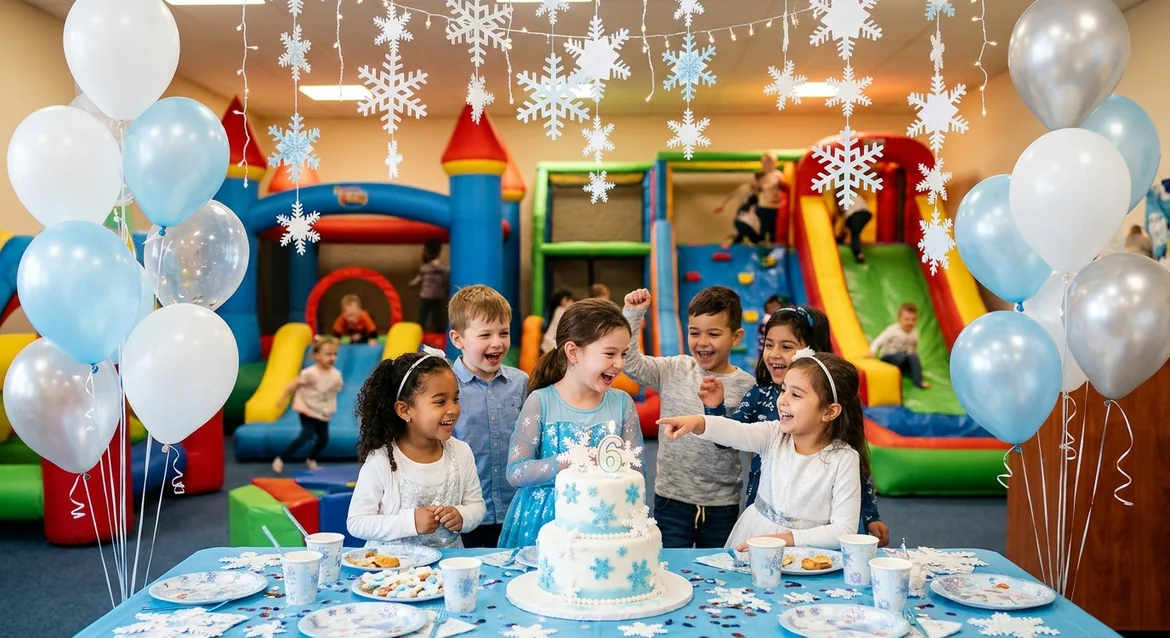 Party Inside Winter Birthday Party Ideas Kids Will Love - The Bounce House Shreveport